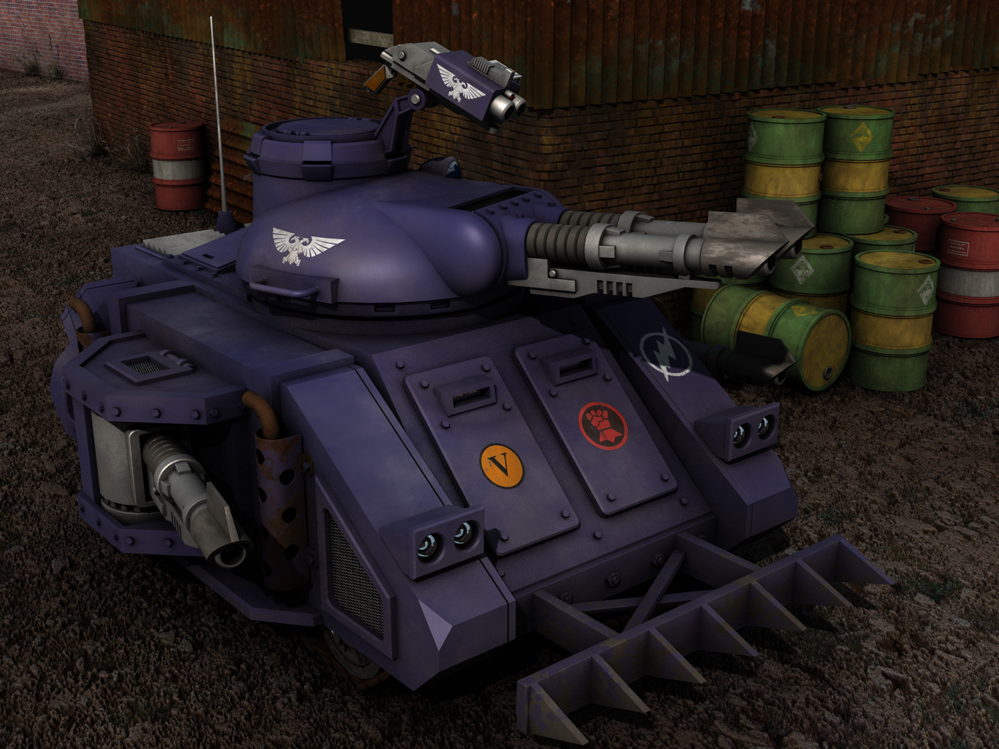 Crimson Fists Predator Annihilator
