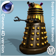 Supreme Dalek Buraoun - click to download Cinema 4D file